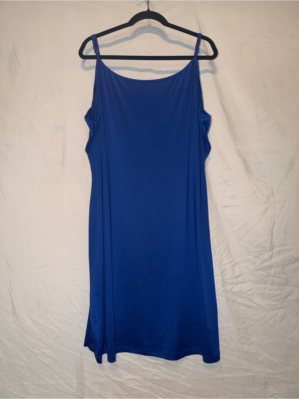 Women's Royal Blue Slip Tank Dress - Sleeveless Layering Tank
